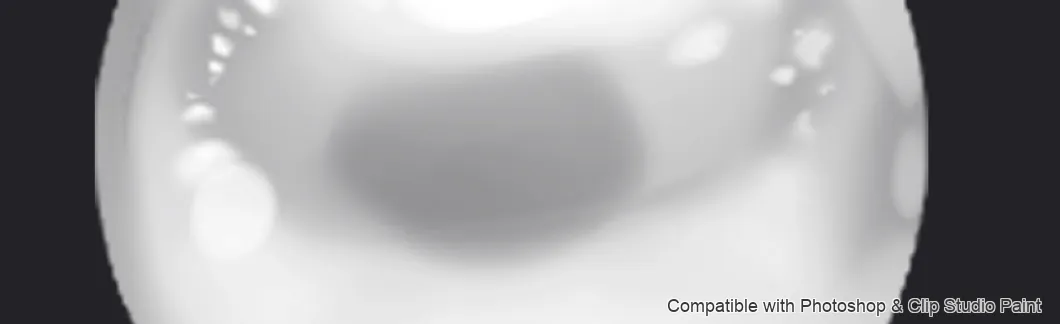 Necklace Studio brush 33 of 37 — Photoshop & Clip Studio Paint .abr preview