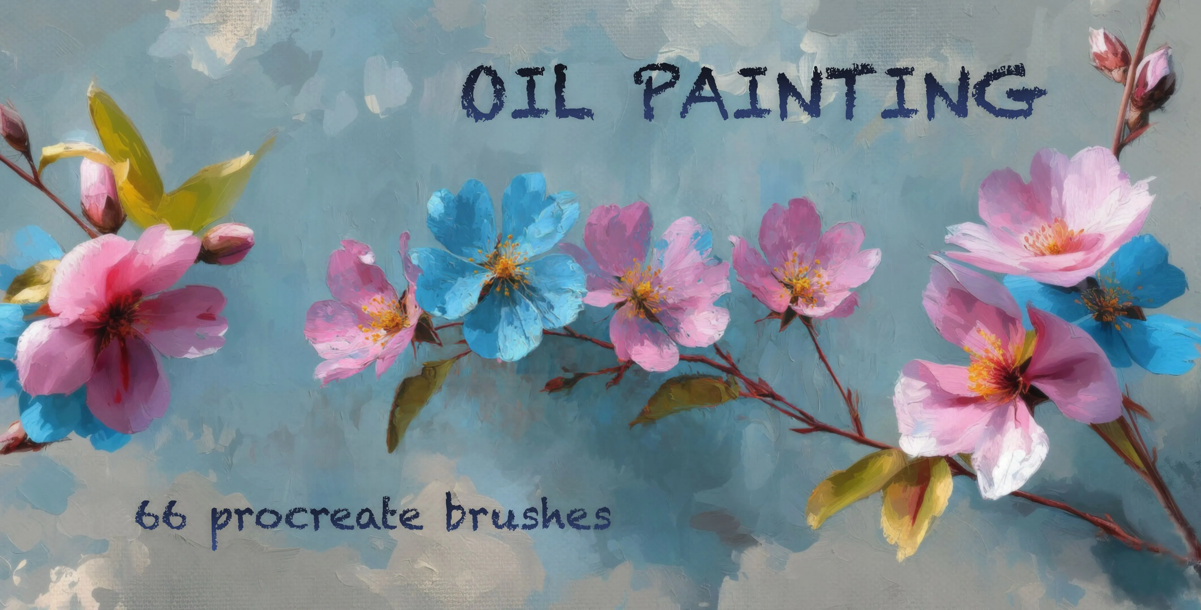 Oil Painting Procreate brush set cover