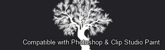 Pinewood Forest brush 2 of 40 — Photoshop & Clip Studio Paint .abr preview