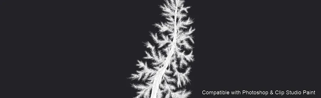 Pinewood Forest brush 5 of 40 — Photoshop & Clip Studio Paint .abr preview