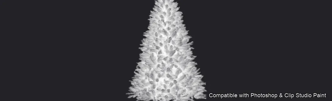 Pinewood Forest brush 22 of 40 — Photoshop & Clip Studio Paint .abr preview