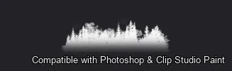 Pinewood Forest brush 40 of 40 — Photoshop & Clip Studio Paint .abr preview
