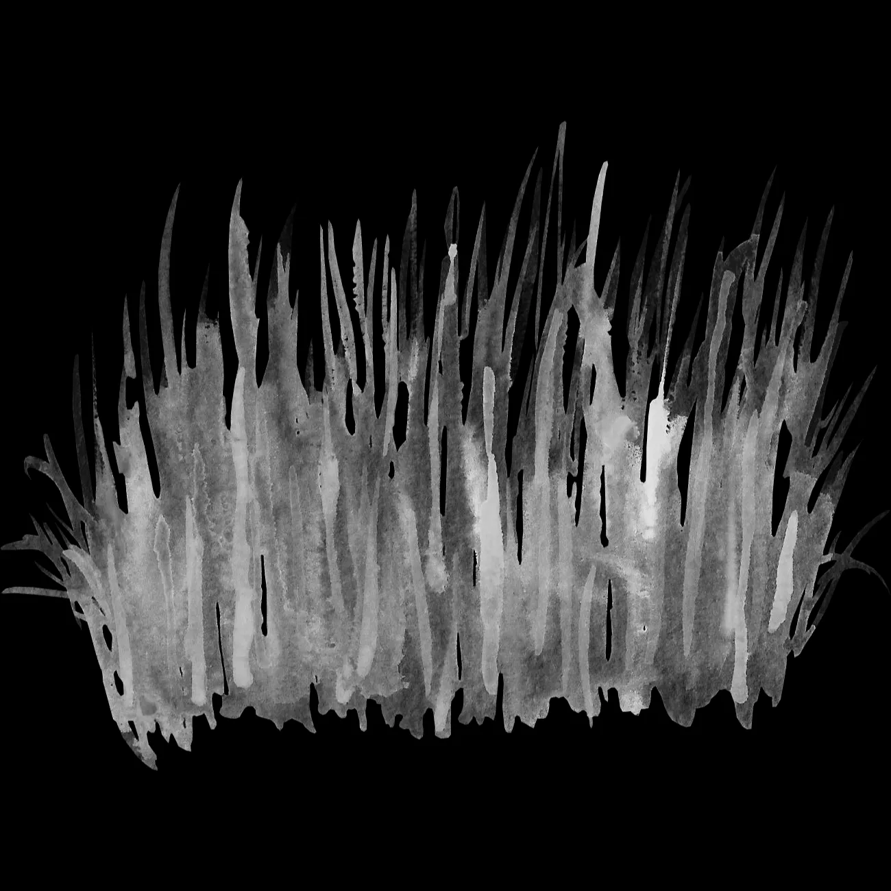 Single Grass brush 27 of 38 — Procreate stamp preview