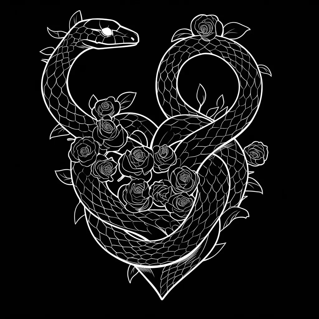 Snake Kit brush 24 of 100 — Procreate stamp preview