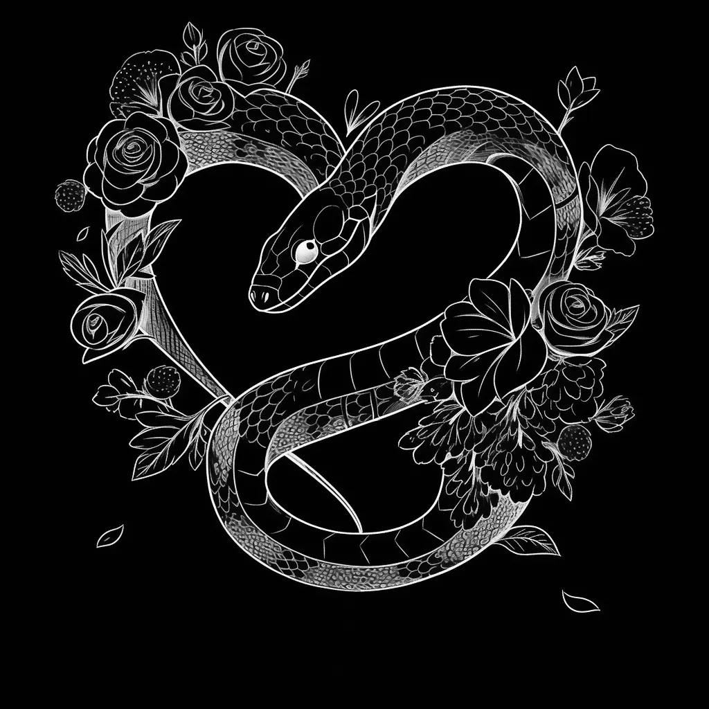 Snake Kit brush 28 of 100 — Procreate stamp preview