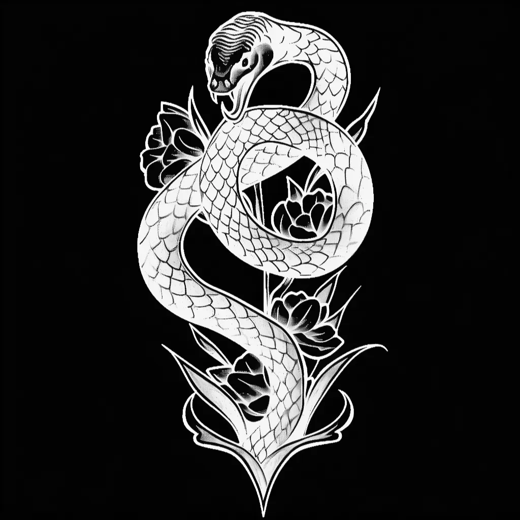 Snake Kit brush 33 of 100 — Procreate stamp preview