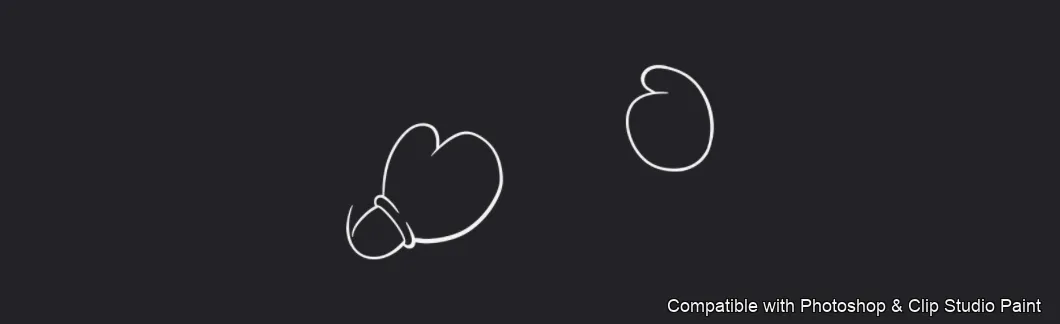 Tasty Bites brush 10 of 36 — Photoshop & Clip Studio Paint .abr preview
