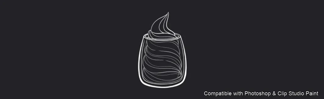 Tasty Bites brush 14 of 36 — Photoshop & Clip Studio Paint .abr preview