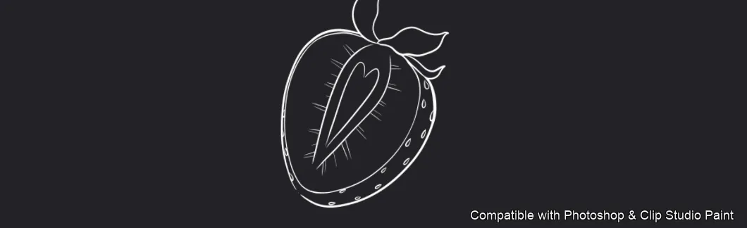 Tasty Bites brush 20 of 36 — Photoshop & Clip Studio Paint .abr preview