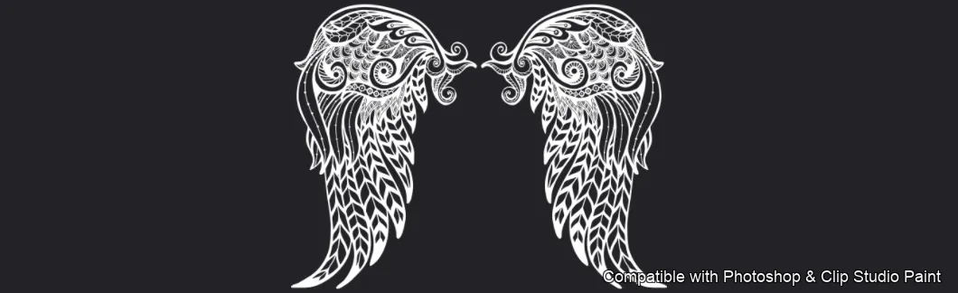 Tattoo Flash brush 70 of 74 — Photoshop & Clip Studio Paint .abr preview