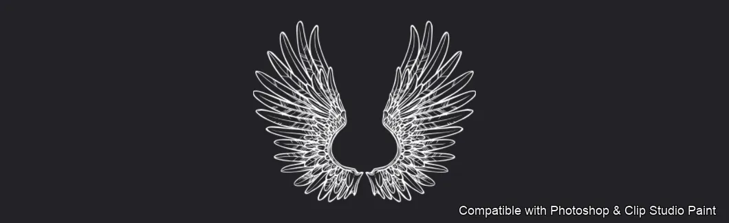 Tattoo Flash brush 72 of 74 — Photoshop & Clip Studio Paint .abr preview