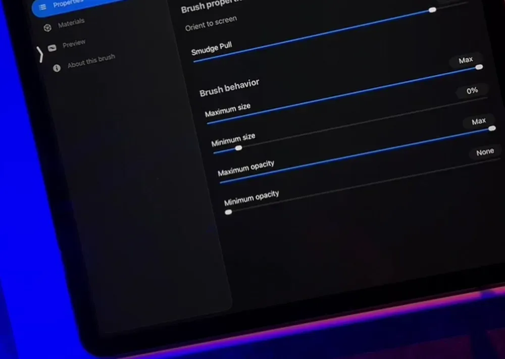 Push Maximum size to the top — How to Make Your Own Procreate Brush on iPad