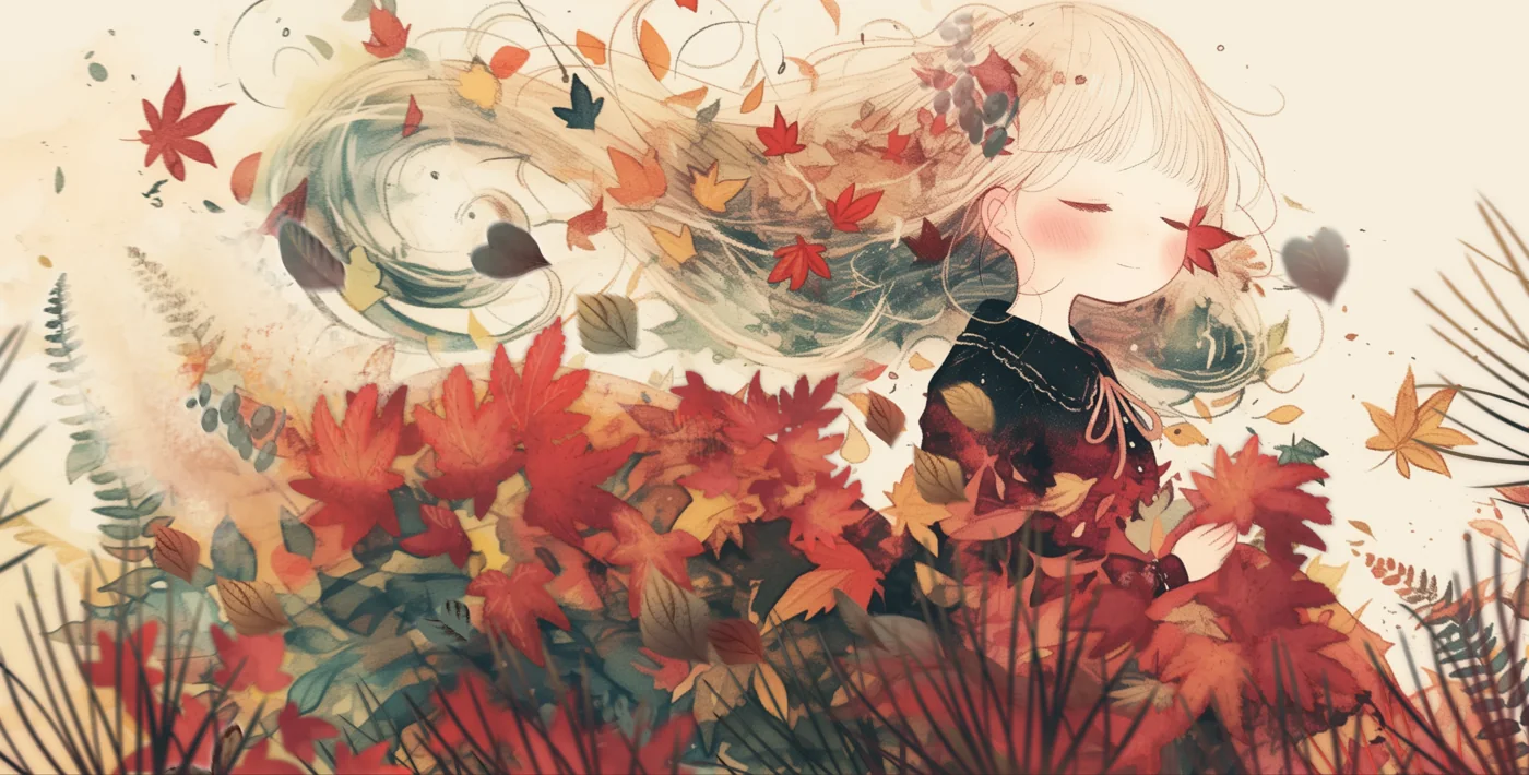 Autumn watercolour — finished art made with Brusher Procreate brushes